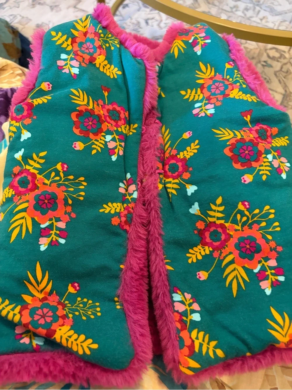 Matilda Jane Girl's size 6 Good to Faux Reversible Vest 2019 Fall/Winter